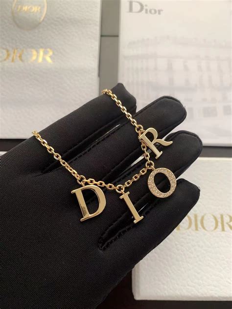 dior evolution necklace|dior spellout necklace.